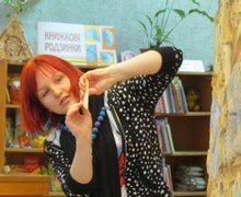 Майстер-клас ілюстраторки Надії Каламєєць та представниці видавництва «Грані-Т» Ольги Купріян за книжкою «Вертихвіст» у Національній бібліотеці України для дітей.